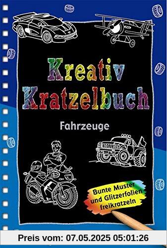 Kreativ-Kratzelbuch: Fahrzeuge: Kritz-Kratz-Beschäftigung für Kinder ab 5 Jahre