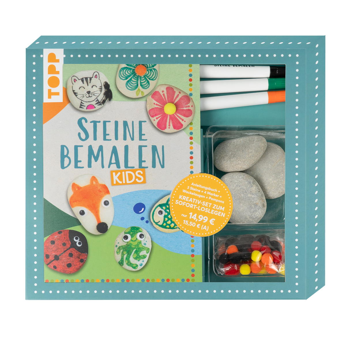 Steine bemalen »Kids« von Frech Verlag GmbH