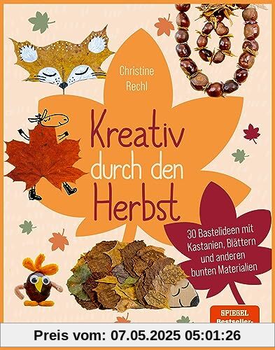 Kreativ durch den Herbst: 30 Bastelideen mit Kastanien, Blättern und anderen bunten Materialien