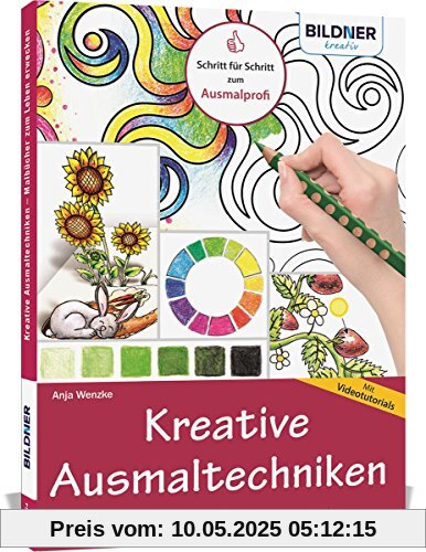 Kreative Ausmaltechniken - Malbücher zum Leben erwecken!: Mit vielen Videotutorials