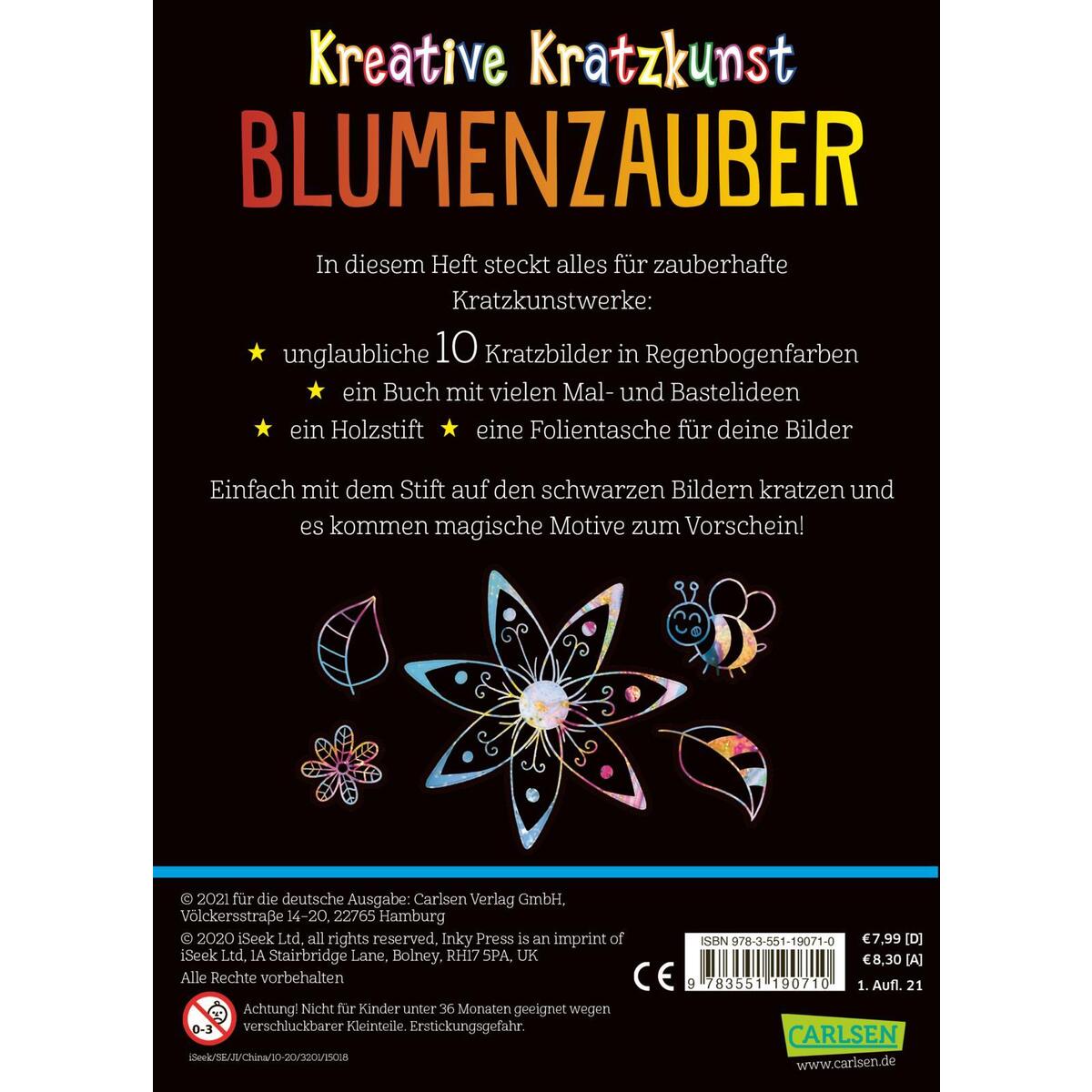 Kreative Kratzkunst: Blumenzauber Kreative Kratzkunst: Blumenzauber von Carlsen Verlag GmbH