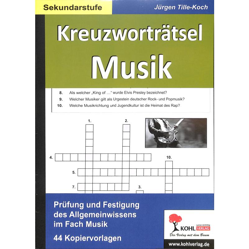 Kreuzworträtsel Musik