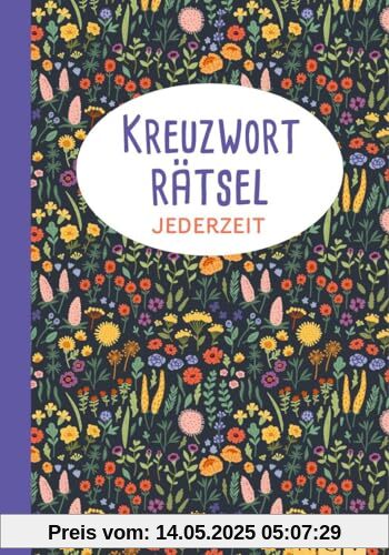 Kreuzworträtsel jederzeit: Die Geschenkidee für Rätsel-Fans. Farbige Innenseiten - noch mehr Rätselspaß Kreuzworträtsel jederzeit: Die Geschenkidee für Rätsel-Fans. Farbige Innenseiten - noch mehr Rätselspaß