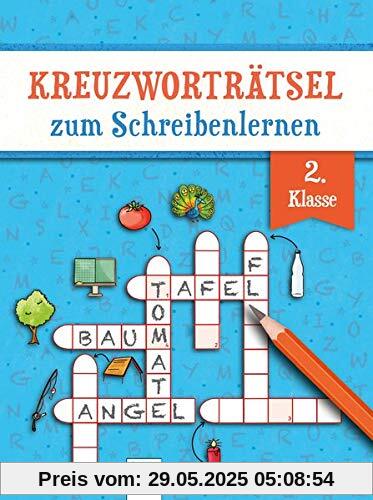Kreuzworträtsel zum Schreibenlernen. 2. Klasse