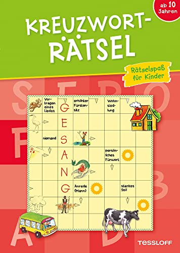 Kreuzworträtsel ab 10 Jahren (Rot) (Rätsel, Spaß, Spiele) von Tessloff
