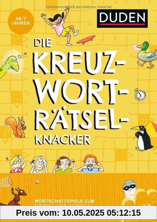 Kreuzworträtselknacker – ab 7 Jahren (Band 11): Wortschatzspiele zum Tüfteln und Knobeln