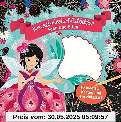 Krickel-Kratz-Malbilder. Feen und Elfen Krickel-Kratz-Malbilder. Feen und Elfen