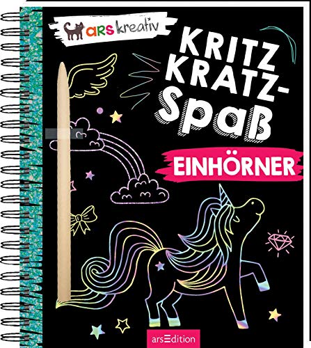 Kritzkratz-Spaß Einhörner: Kreativer Kratzelspaß mit Malideen und Holzstift für Kinder ab 5 Jahren Kritzkratz-Spaß Einhörner: Kreativer Kratzelspaß mit Malideen und Holzstift für Kinder ab 5 Jahren