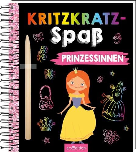Kritzkratz-Spaß Prinzessinnen: Kreativer Kratzelspaß mit Malideen und Holzstift für Kinder ab 5 Jahren von arsEdition