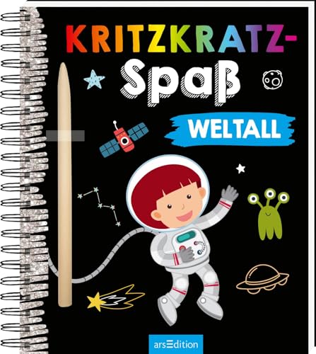 Kritzkratz-Spaß Weltall: Kreativer Kratzelspaß mit Malideen und Holzstift für Kinder ab 5 Jahren Kritzkratz-Spaß Weltall: Kreativer Kratzelspaß mit Malideen und Holzstift für Kinder ab 5 Jahren von arsEdition GmbH