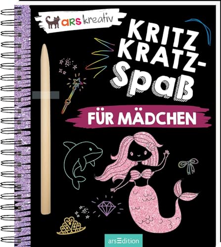 Kritzkratz-Spaß für Mädchen: Kreativer Kratzelspaß mit Malideen und Holzstift für Kinder ab 5 Jahren Kritzkratz-Spaß für Mädchen: Kreativer Kratzelspaß mit Malideen und Holzstift für Kinder ab 5 Jahren