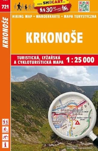 Krkonoše / Riesengebirge (Wander - Radkarte 1:25.000) (SHOCart Wander - Radkarte 1:25.000 Tschechien, Band 721) von SHOCart