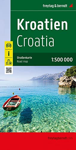 Kroatien, Straßenkarte 1:500.000, freytag & berndt (freytag & berndt Auto + Freizeitkarten)