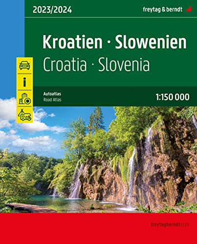 Kroatien - Slowenien, Autoatlas 1:150.000, freytag & berndt: Straßenatlas mit Spiralbindung (freytag & berndt Autoatlanten) von Freytag-Berndt und ARTARIA