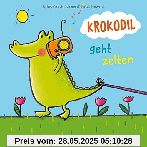 Krokodil geht zelten