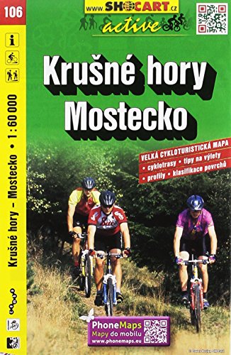 Krušné hory, Mostecko / Erzgebirge, Brüx (Radkarte 1:60.000) (SHOCart Radkarte 1:60.000 Tschechien, Band 106) von SHOCart