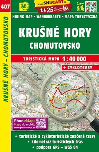 Krušné hory - Chomutov / Erzgebirge - Komotau (Wander - Radkarte 1:40.000) (SHOCart Wander - Radkarte 1:40.000 Tschechien, Band 407) von Freytag + Berndt