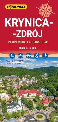 Krynica Zdrój plan miasta i okolic von Compass