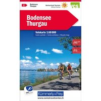 KuF Schweiz Radkarte 02 Bodensee - Thurgau 1 : 60 000