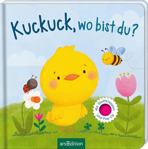 Kuckuck, wo bist du?: Mit Stoffklappen und Pop-up | Erster Entdeckerspaß mit großen Fühlklappen für Kinder ab 12 Monaten von arsEdition GmbH
