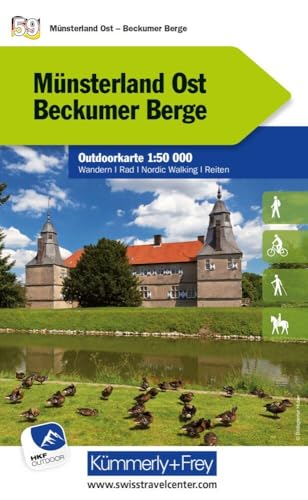 Kümmerly+Frey Outdoorkarte Deutschland 59 Münsterland Ost, Beckumer Berge 1:50.000: Mit Touren für Wanderer, Biker und mehr! Free Download