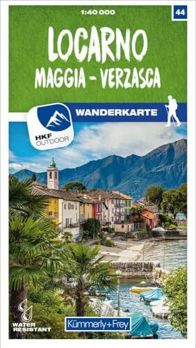 Kümmerly+Frey Wanderkarte 44 Locarno 1:40.000: Mit Maggia und Verzasca. Wetterfest, matt lamin... Kümmerly+Frey Wanderkarte 44 Locarno 1:40.000: Mit Maggia und Verzasca. Wetterfest, matt lamin...