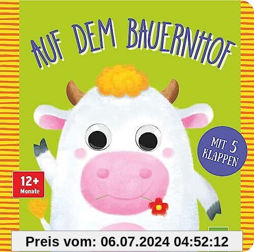 Kulleraugenbuch Auf dem Bauernhof: Mit 5 Klappen