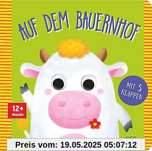 Kulleraugenbuch Auf dem Bauernhof: Mit 5 Klappen