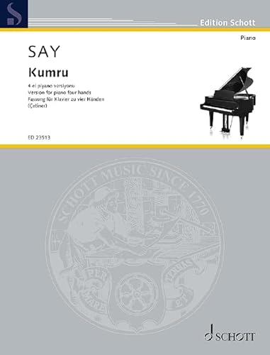 Kumru: Version for piano four hands by Yudum Çetiner (2020). op. 12/2. Klavier zu vier Händen. Einzelausgabe. (Edition Schott)