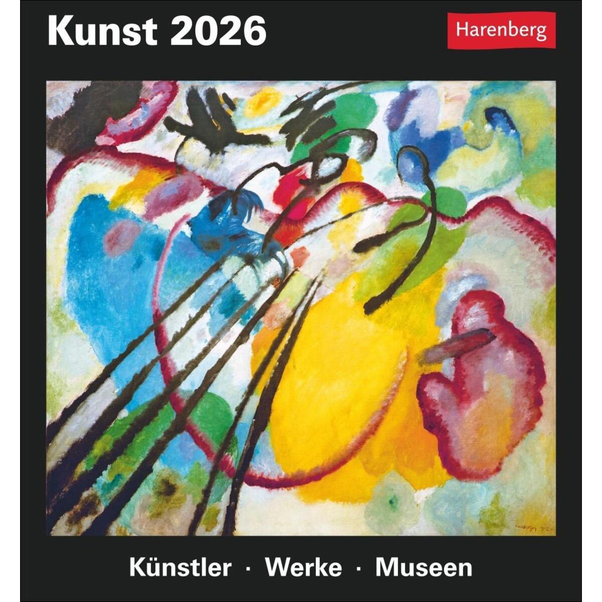 Kunst Tagesabreißkalender 2026 - Kulturkalender - Künstler, Werke, Museen Kunst Tagesabreißkalender 2026 - Kulturkalender - Künstler, Werke, Museen von Harenberg