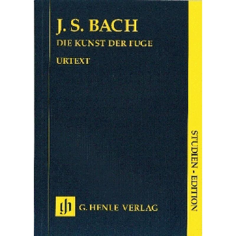 Kunst der Fuge BWV 1080 Kunst der Fuge BWV 1080
