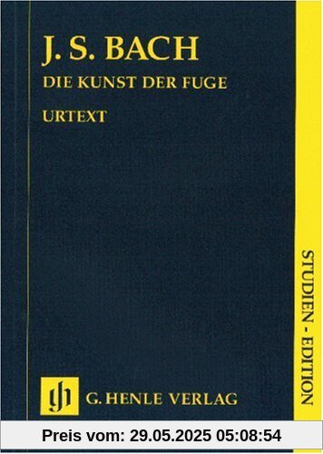 Kunst der Fuge BWV 1080. Studien-Edition