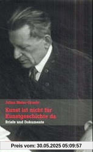 Kunst ist nicht für Kunstgeschichte da. Briefe und Dokumente (Veröffentlichung der Deutschen Akademie für Sprache und Dichtung)
