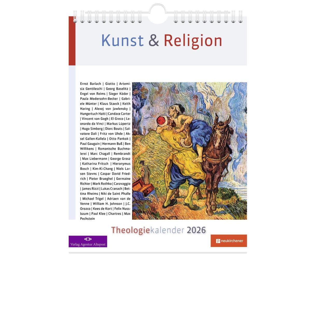 Kunst & Religion - Theologiekalender 2026 Kunst & Religion - Theologiekalender 2026 von Neukirchener Verlag
