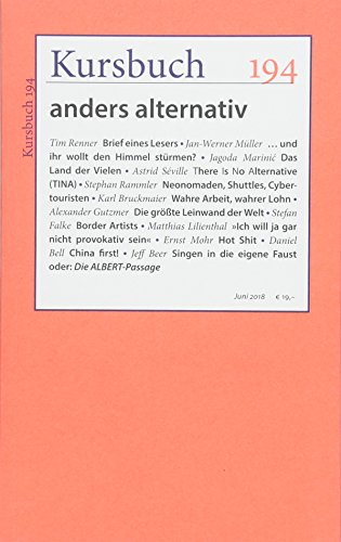 Kursbuch 194: anders alternativ von Kursbuch