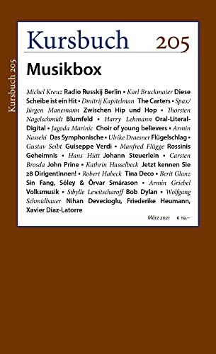 Kursbuch 205: Musikbox von Kursbuch Kulturstiftung gGmbH,