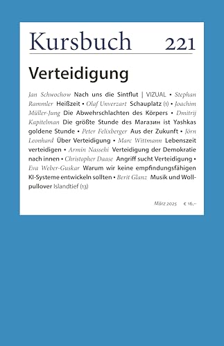 Kursbuch 221: Verteidigung von Kursbuch Kulturstiftung gGmbH