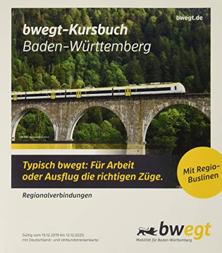Kursbuch Baden-Württemberg 2020: Regionalverbindungen und Regio-Buslinien