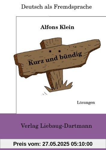 Kurz und bündig. Lösungsbuch