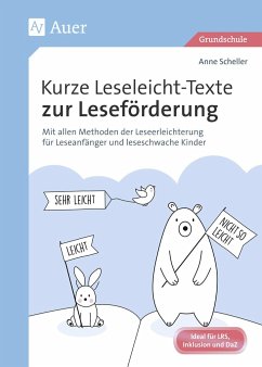 Kurze Leseleicht-Texte zur Leseförderung von Auer Verlag in der AAP Lehrerwelt GmbH