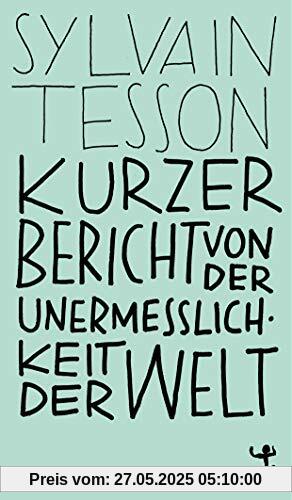 Kurzer Bericht von der Unermesslichkeit der Welt (MSB Paperback)