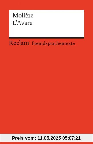 L'Avare: (Fremdsprachentexte): Comedie en cinq actes