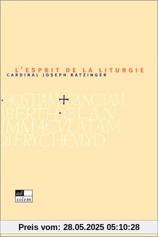 L'Esprit de la liturgie