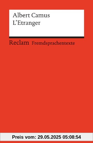 L'Etranger: (Fremdsprachentexte)