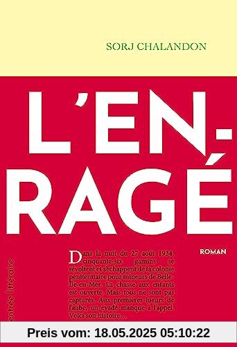 L'enragé: Roman