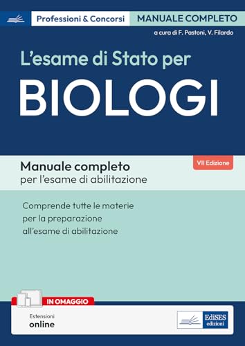Manuale per l'Esame di Stato per Biologi. Volume completo per la preparazione all'esame di abilitazione professionale. Con espansione online Manuale per l'Esame di Stato per Biologi. Volume completo per la preparazione all'esame di abilitazione professionale. Con espansione online von Edises professioni & concorsi