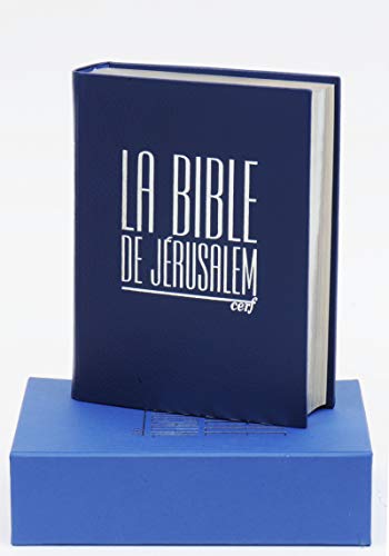 LA BIBLE DE JERUSALEM - MAJOR CUIR BLEU: Edition major cuir bleu von CERF