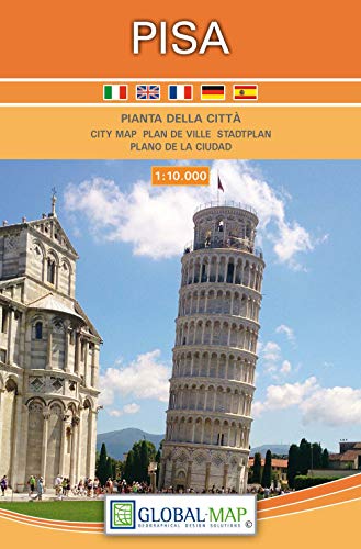 LAC Pianta della Citta Pisa: Stadtplan Pisa von LAC