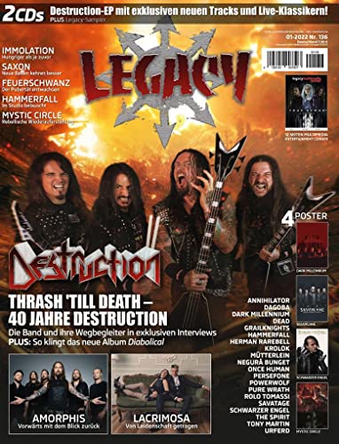 LEGACY MAGAZIN: THE VOICE FROM THE DARKSIDE: Ausgabe #136 (1/2022)