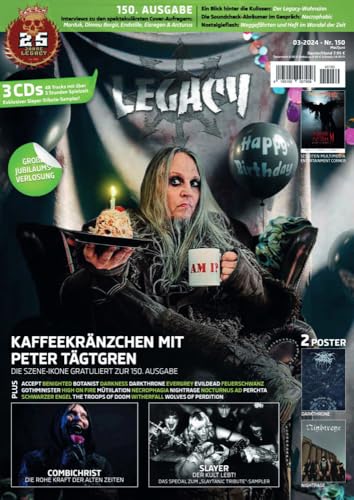 LEGACY MAGAZIN: THE VOICE FROM THE DARKSIDE: Ausgabe #150 (3/2024) von In Farbe und Bunt Verlag
